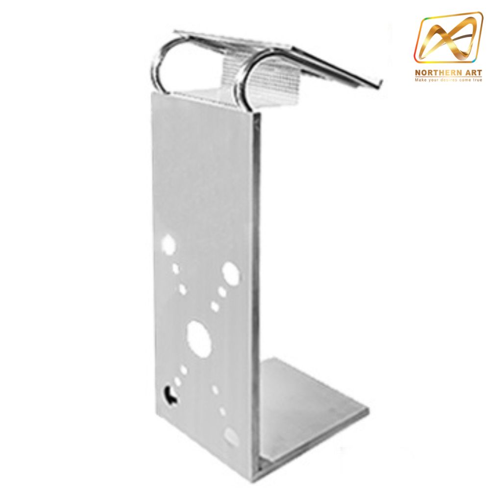 โพเดียมสแตนเลส ST-04 ขนาด (W) 50 x (L) 40 x (H) 116 ซม. ตกแต่งฉลุลายด้านหน้า สแตนเลสเกรด304 ไม่เป็นสนิม แข็งแรง มั่นคง