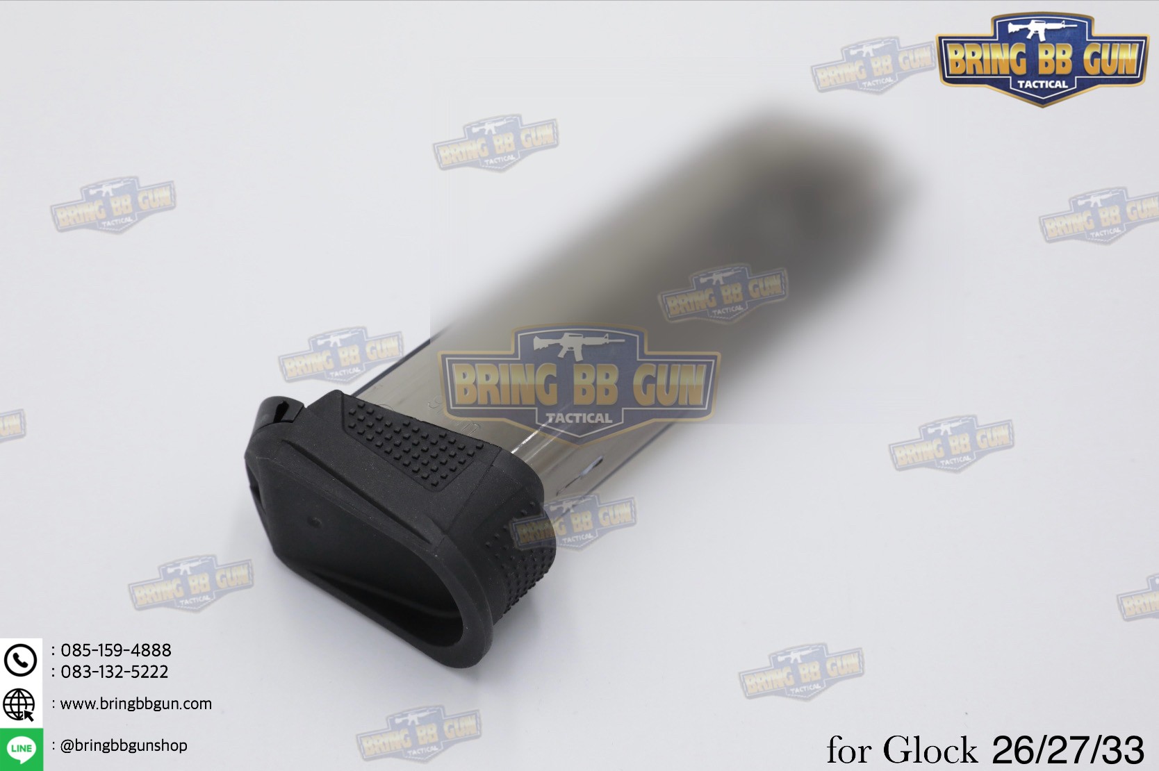 ส้นแม็กกาซีน Glock 26 (ตูดแม็กกาซีน) (Extended Magazine)