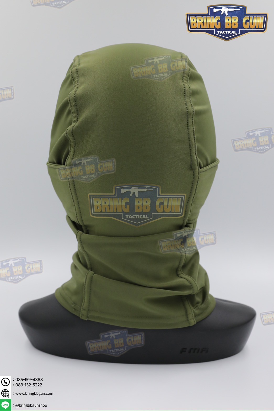 โม่ง+ตระแกรงเหล็กกันปาก (Tactical Headgear)