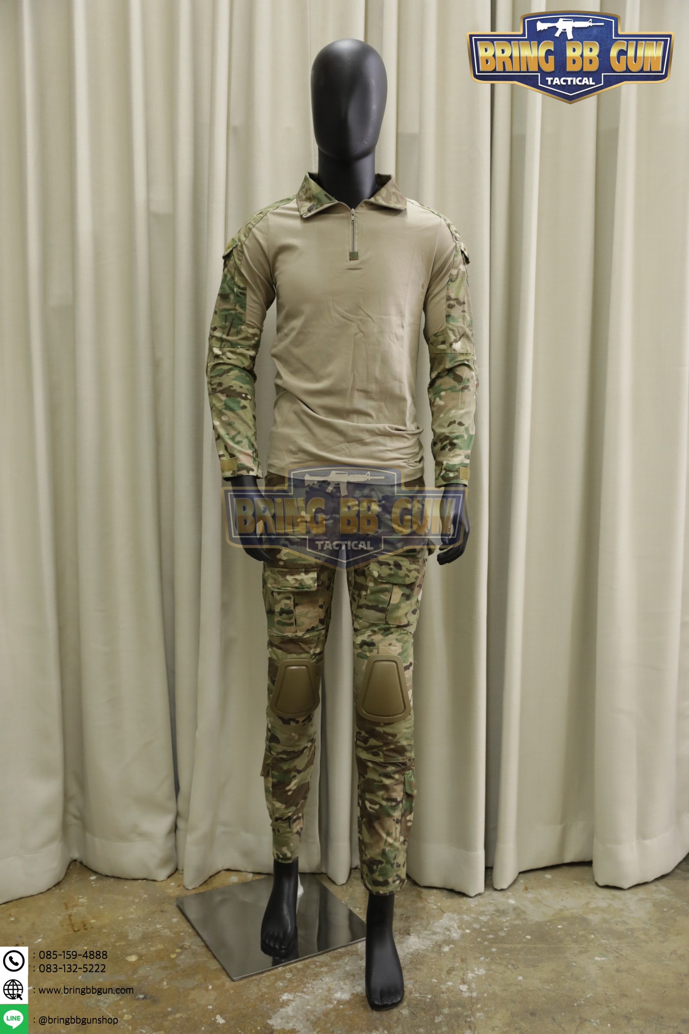 ชุดคอมแบทเชิ้ต Gen2 (Combat Frog Suit G2) (เสื้อ+กางเกง+สนับเข่า+สนับศอก)