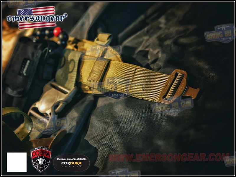เข็มขัดยุทธวิธี รุ่น Cobra แบบมีนวม ยี่ห้อ Emerson (EmersonGear COBRA Battle Belt) (Battle Belt) (War Belt)
