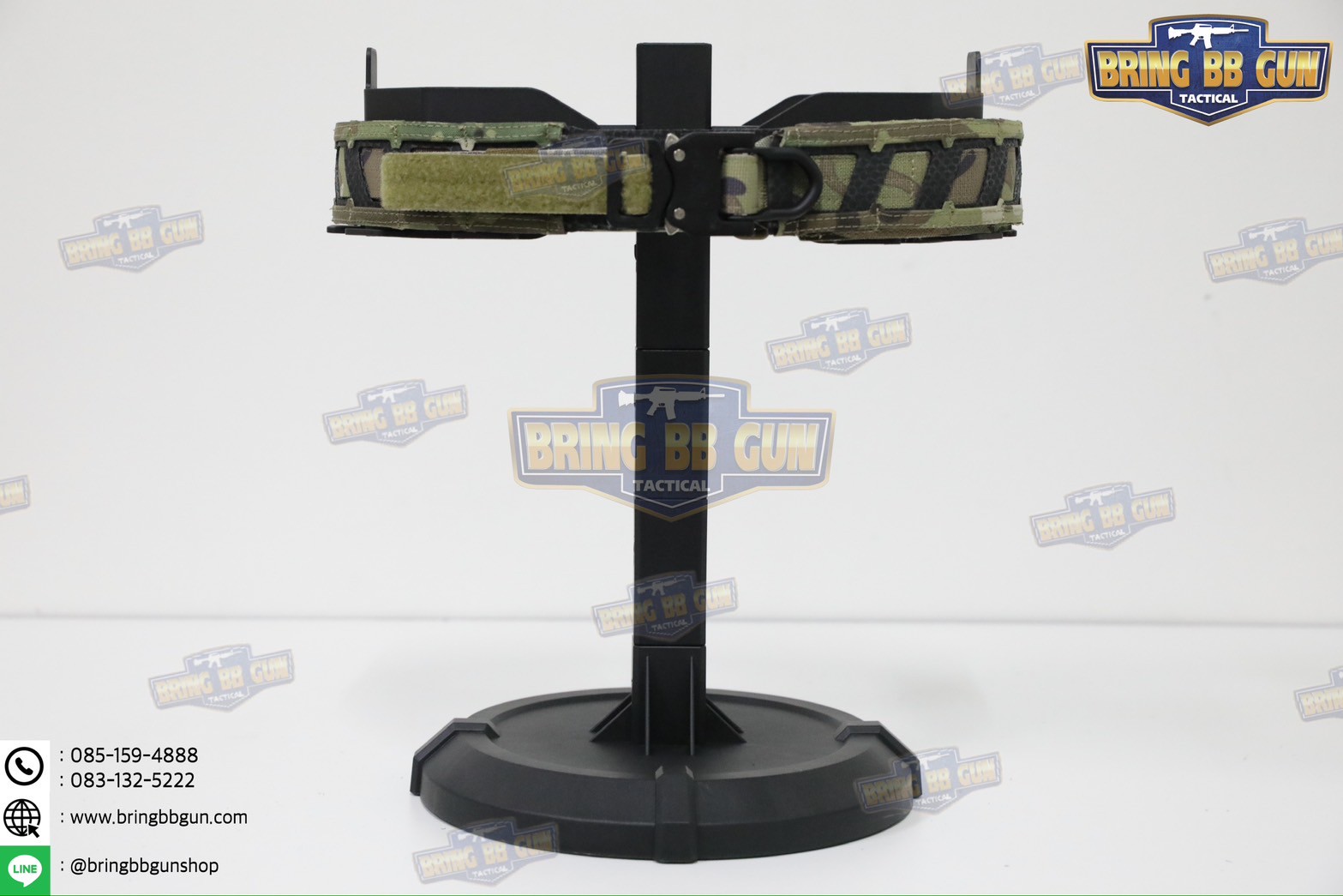 แท่นวางหมวก-เสื้อเวส-เข็มขัด (เสาแขวนหมวก-เสื้อเวส-เข็มขัด) (ที่แขวนอเนกประสงค์) (Equipment Display Stand)