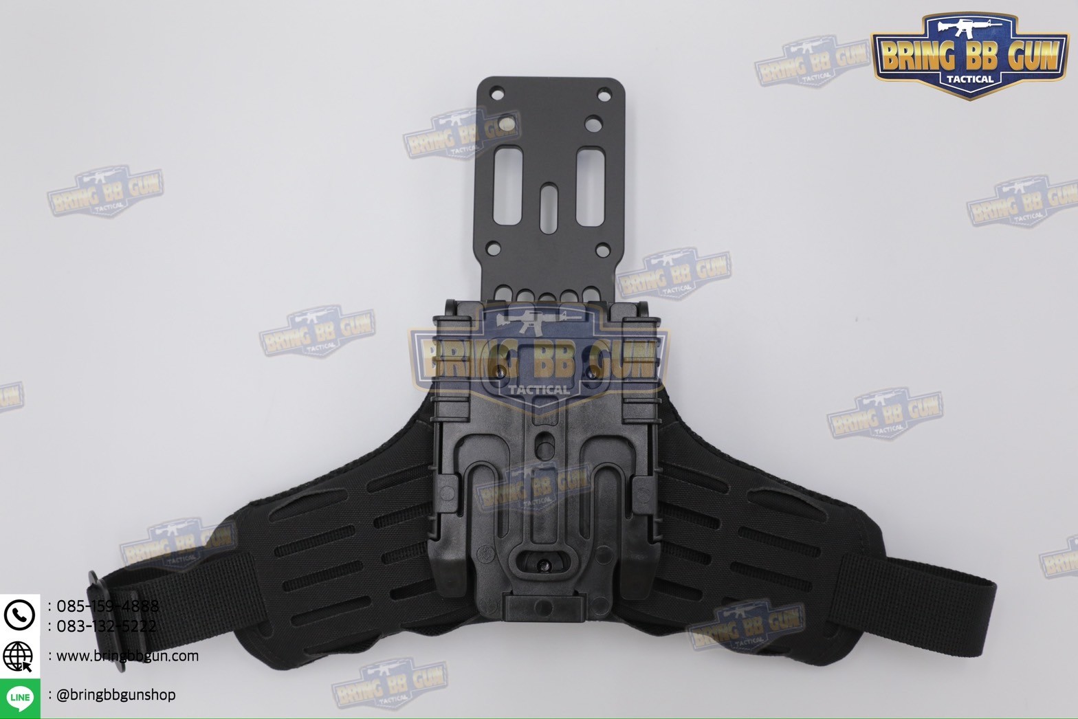 ชุดเซ็ทเพลทโหลดต่ำ CNC + ปลดไวก้ามปู + สายรัดต้นขาแบบนวม เพลทโหลดต่ำ CNC (เพลทลดต่ำ CNC) (เพลท CNC) สายรัดต้นขา แบบนวม (ARC RTI DUTY Mount Accessory) ปลดไวก้ามปู (Quick Locking System) (Modular Holster Adapter) (MHA)