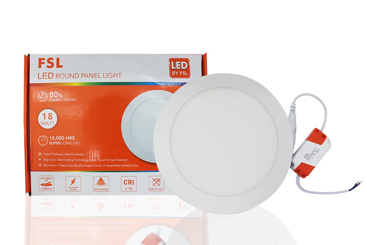 โคมฝังกลม FSL-PN-8-18W (circle) แสงขาวและแสงวอร์มไวท์