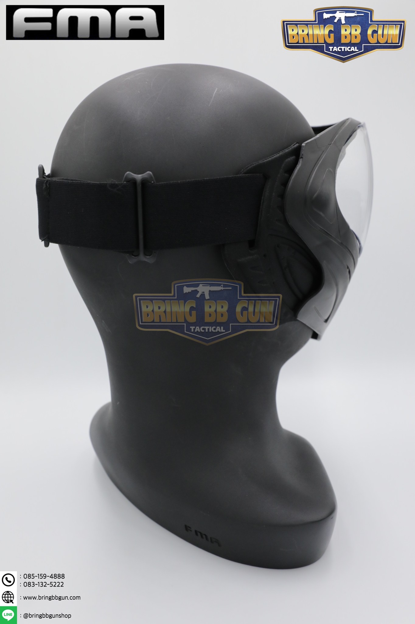 หน้ากาก F1 ยี่ห้อ FMA รุ่น เลนส์1ชั้น หน้ากากลายพราง