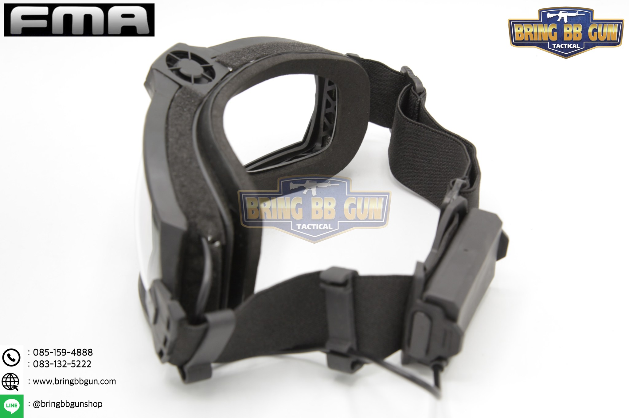 แว่นตากันลมรุ่นมีพัดลม ยี่ห้อ FMA (Regulator Updated version with Fan Goggle）