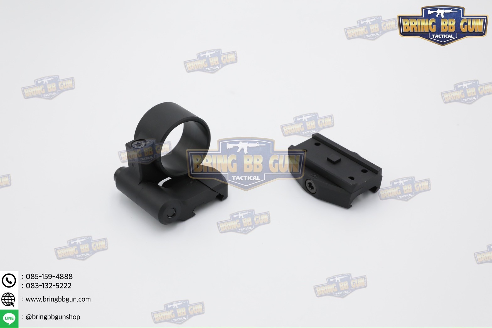 ขาจับดอท+ขาจับซูมหลังดอท Arisaka (แบบ Low) (สำหรับดอท Aimpoint Micro T1/T2 และ ซูมหลังดอท Aimpoint) (Low Aimpoint Micro Mount) (Low Magnifier Mount) (Aimpoint T-2 Magnifier Mount) (Red Dot Flip Mount) (RDF) (Micro Footprint) (Optic Mount)