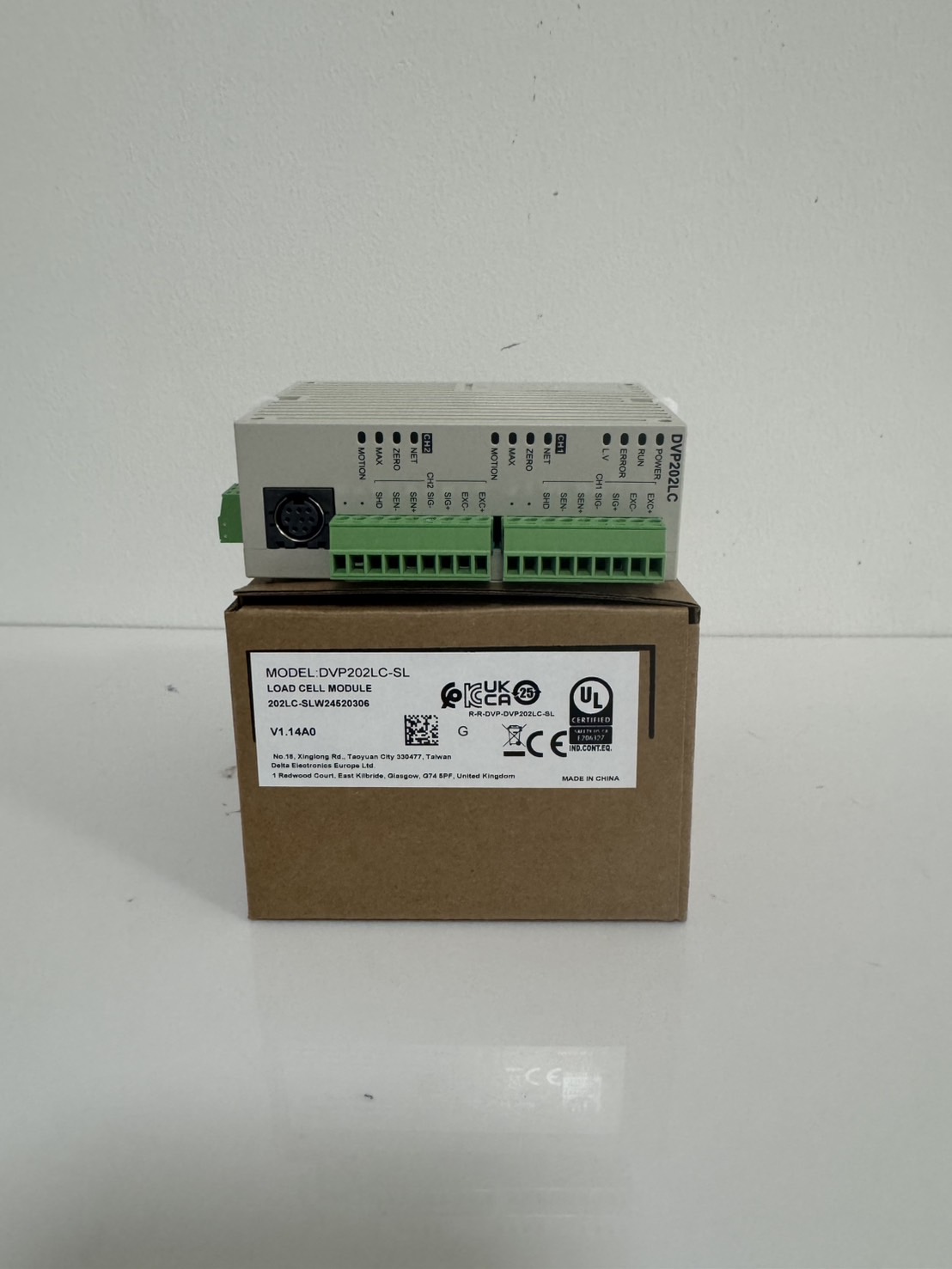 Delta PLC Model:DVP202LC-SL Load Cell Module
