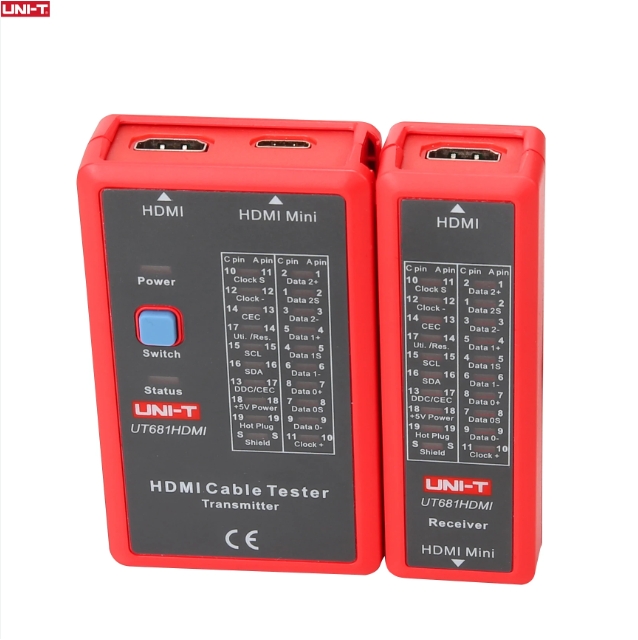 UNI-T 681HDMI เครื่องทดสอบสายHDMI อุปกรณ์ทดสอบสาย HDMI เครื่องมือซ่อม HDMI ยูนิที UT681HDMI