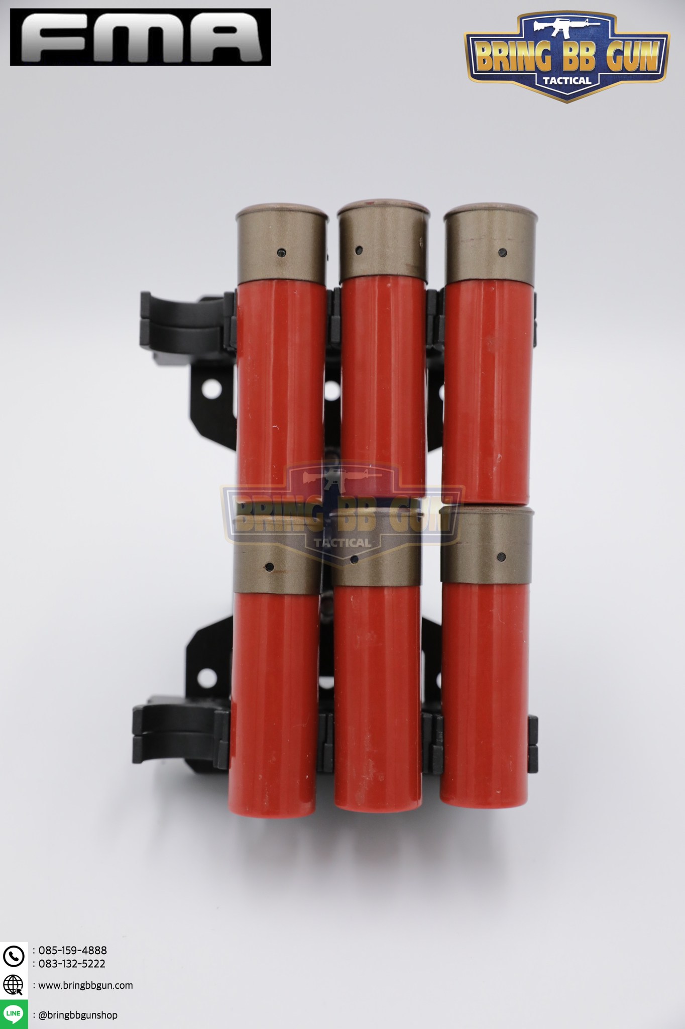 จิงโจ้ใส่กระสุนลูกซอง 8 นัด (แผงกระสุนลูกซองจิงโจ้โหลดเร็ว 8 นัด) ยี่ห้อ FMA รุ่น บอดี้อลูมิเนียม FMA Pratical 8Q shotshell Carrier（CNC)