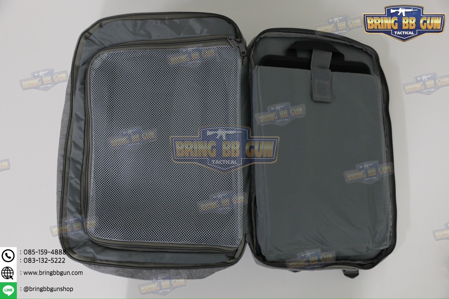 กระเป๋าเป้สะพายหลังอเนกประสงค์ สำหรับยิงปืน ยี่ห้อ Soetac (กระเป๋าสำหรับนักแข่งยิงปืน) (กระเป๋าเก็บอุปกรณ์ + ปืนสั้น) (Tactical Backpack Wargame Pack)