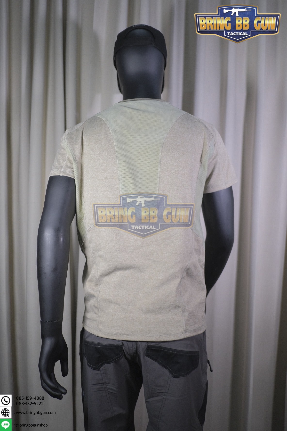 เสื้อยืดคอกลม ยี่ห้อ Thunderhead รุ่น แขนสั้น (เสื้อ IPSC , IDPA) (เสื้อแคมป์ปิ้ง) (เสื้อเดินป่า) (เสื้อออกกำลังกาย)