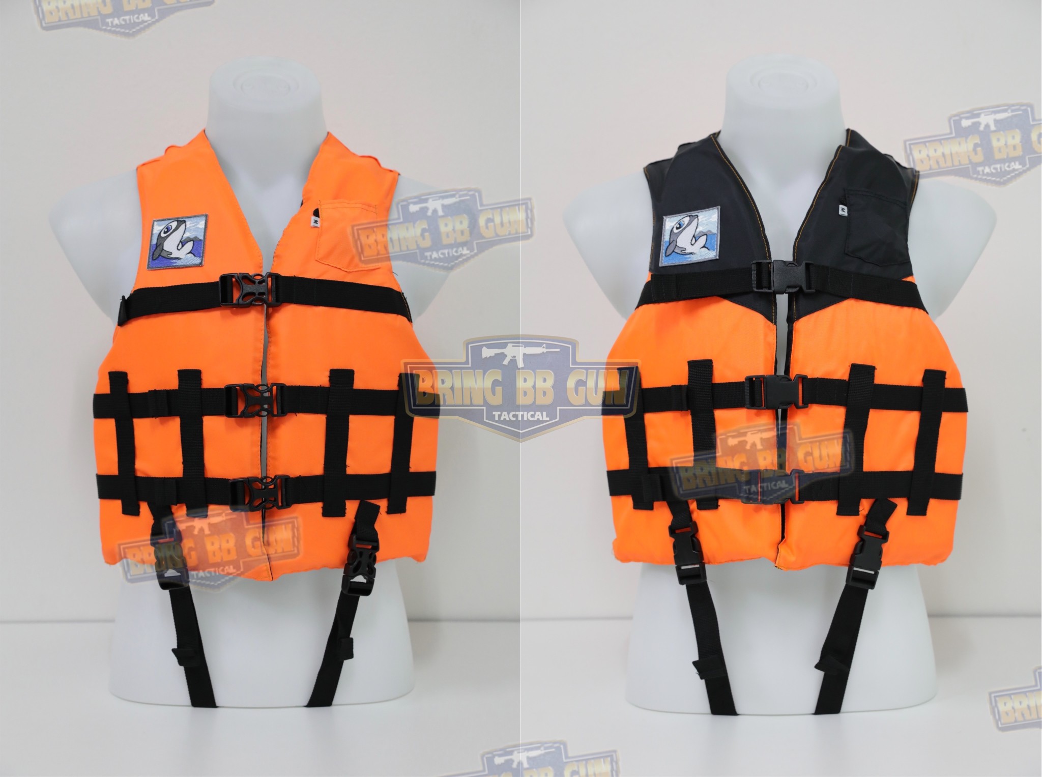 เสื้อชูชีพ ยี่ห้อ ปลาโลมา (เสื้อพยุงตัว) (เสื้อชูชีพ อุปกรณ์ช่วยชีวิต) (Life Jacket) (Life Vest)