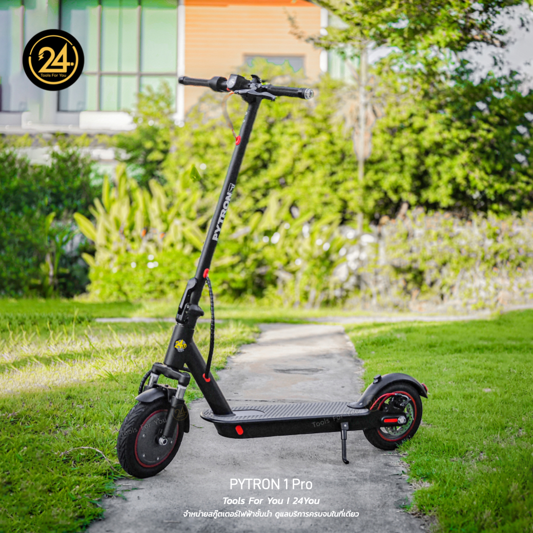 PYTRON1 Pro สีดำ 36v 350w 6.0ah สกู๊ตเตอร์ไฟฟ้า E-Scooter ประกันศูนย์ 1 ปี 24You