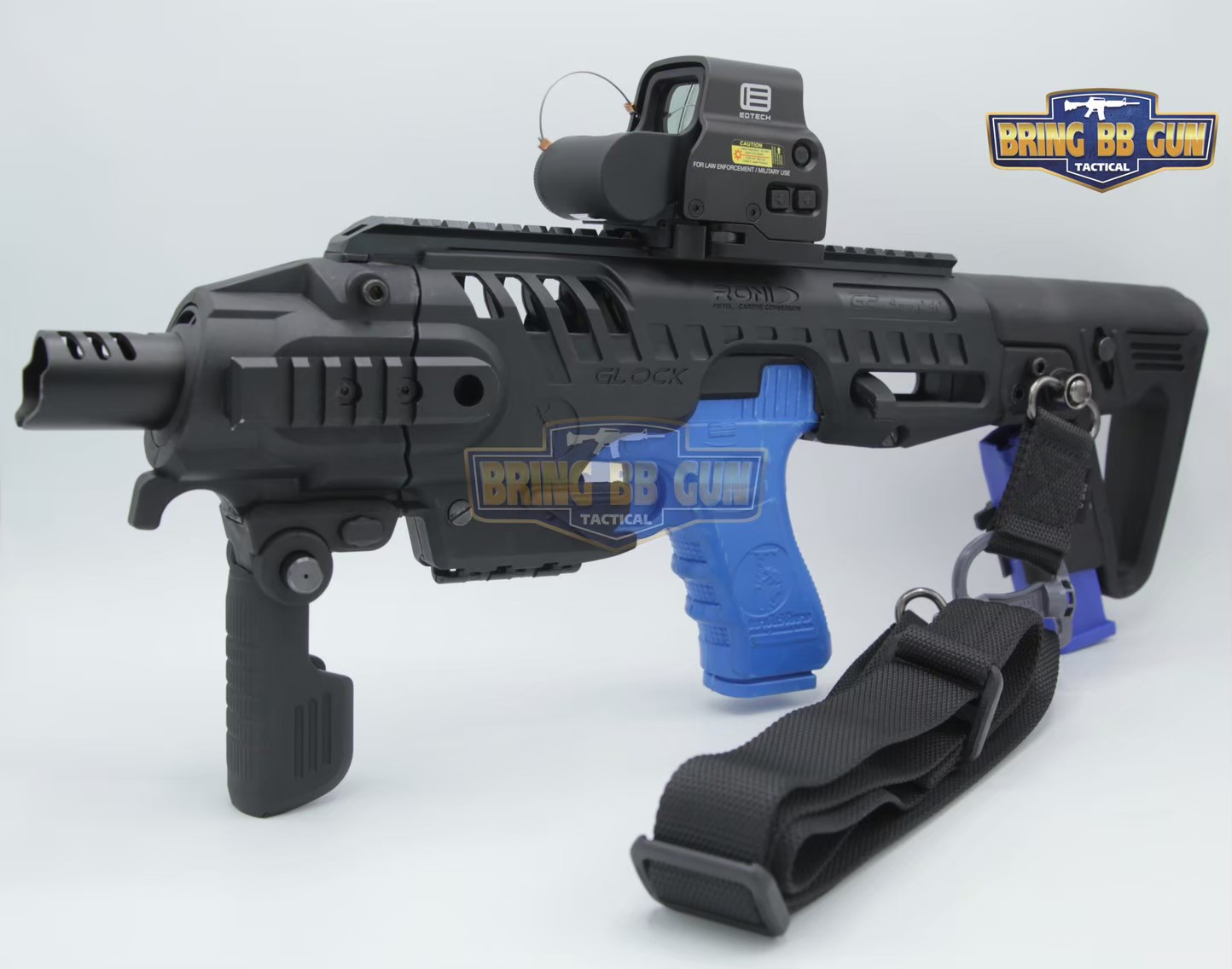 ชุดสุดคุ้ม Roni Gen 2 + เรทดอท + สายสะพายปืน ชุดประกอบปืนสั้น Roni Gen 2 (Glock) สำหรับปืนGlock17/18/19/22/23/25/26/31/32 (Toy Version)