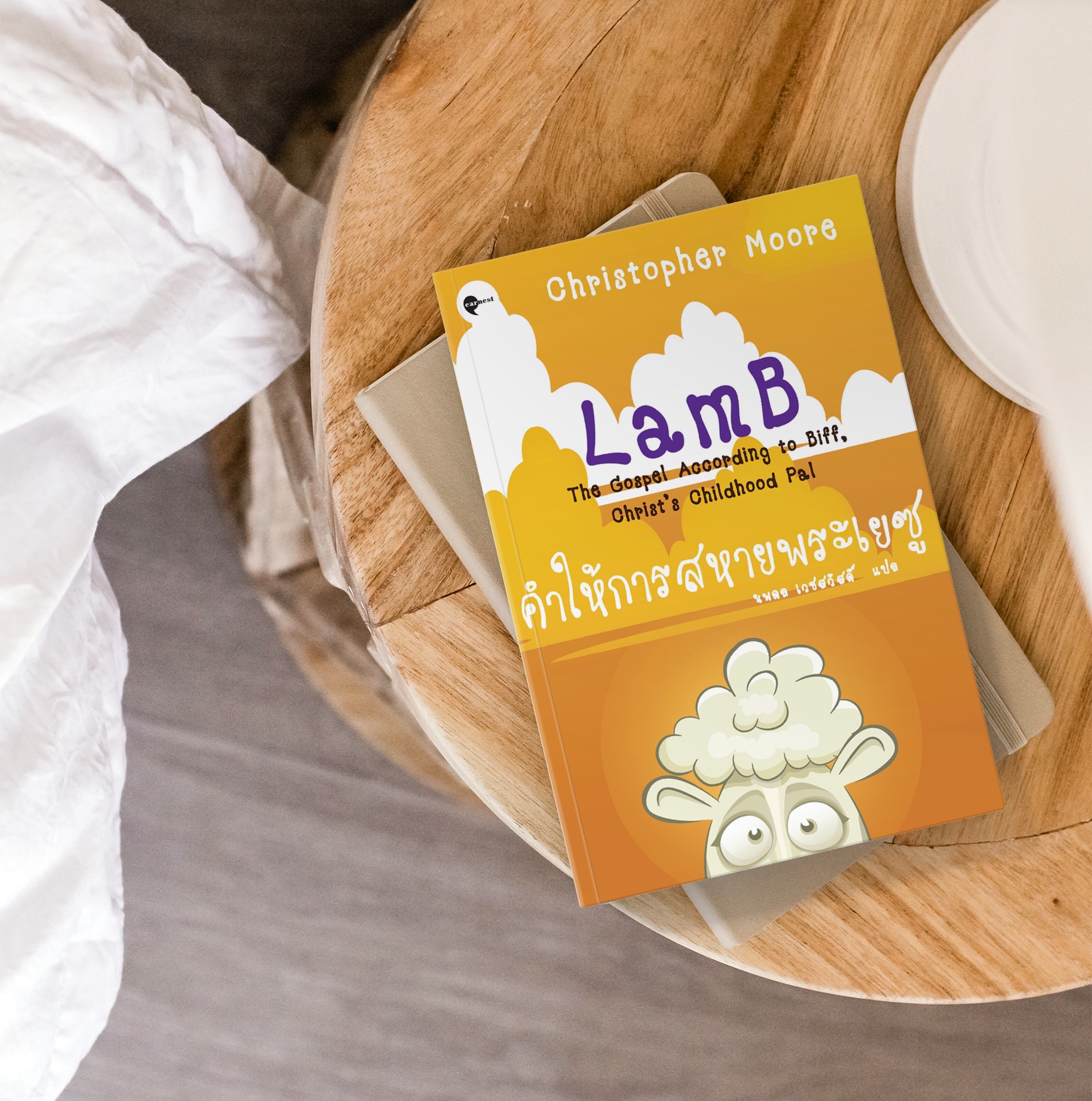 หนังสือ คำให้การสหายพระเยซู -นิยายขำขัน การเดินทาง ปาฏิหาริย์ กังฟู ปิศาจร้าย และสาวสวยร้อนแรง