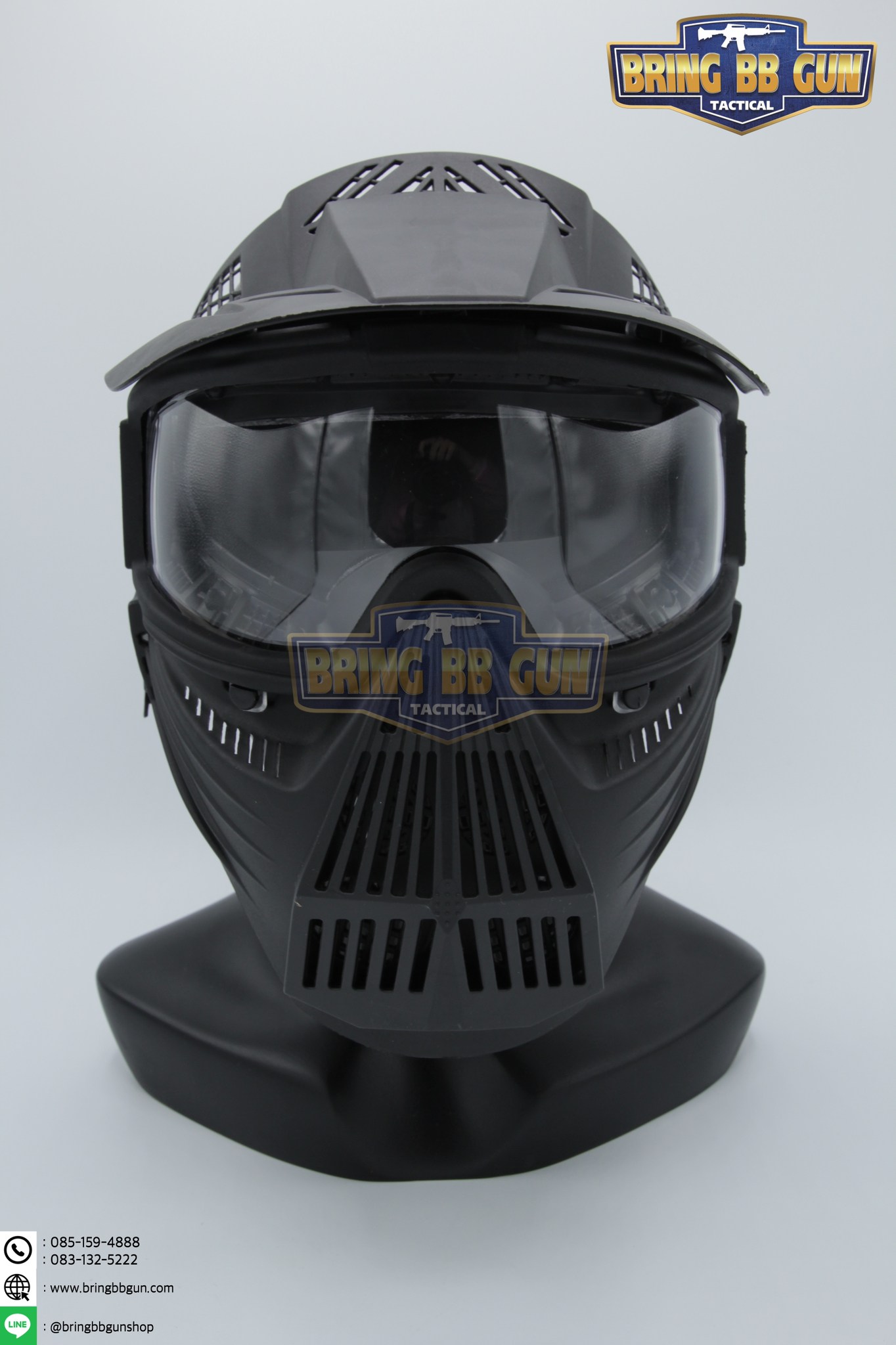 หน้ากากชาวนา รุ่นเลนส์กระจก (หน้ากาก Troy)