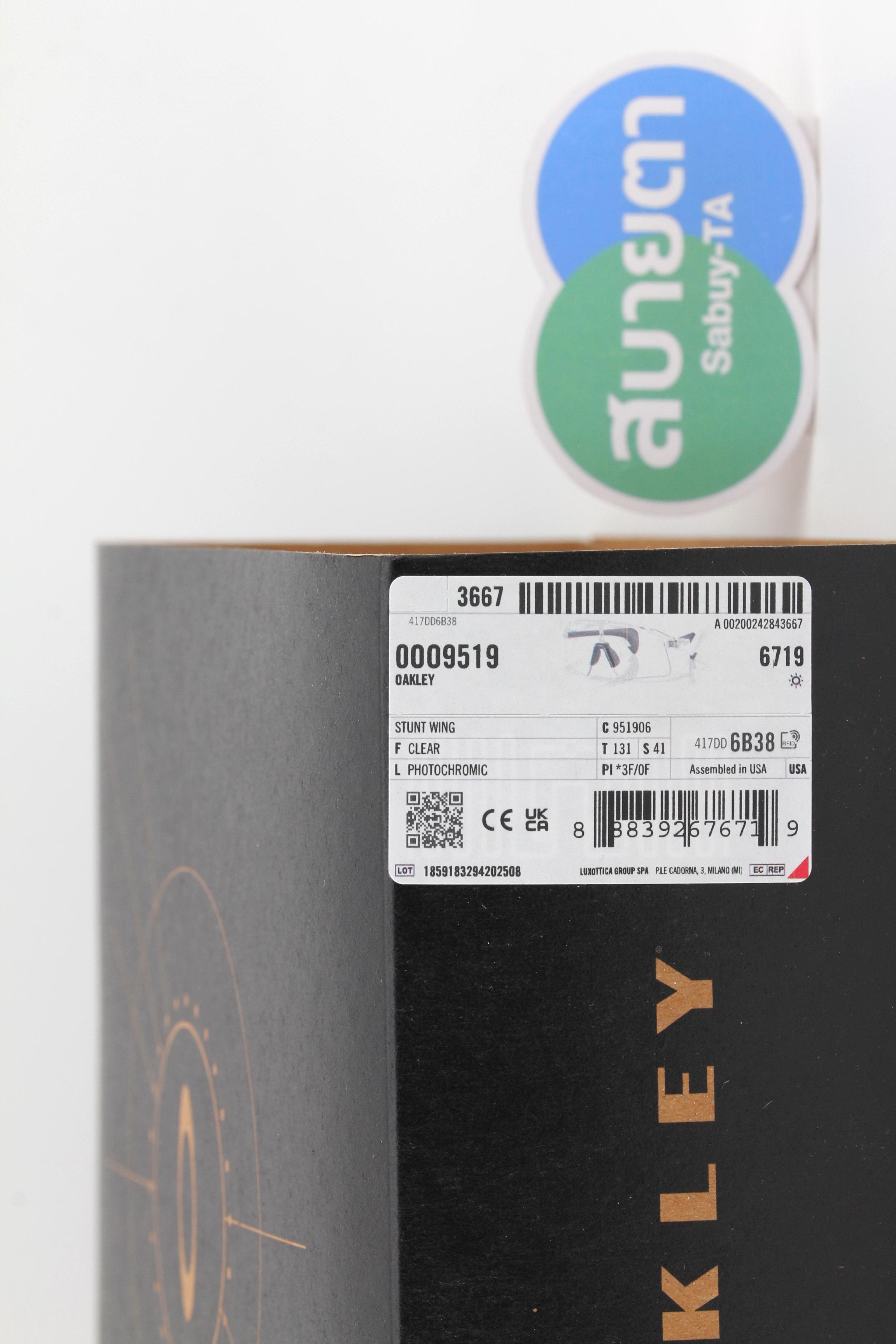 OAKLEY STUNT WING Clear/Photochromic OO9519-06