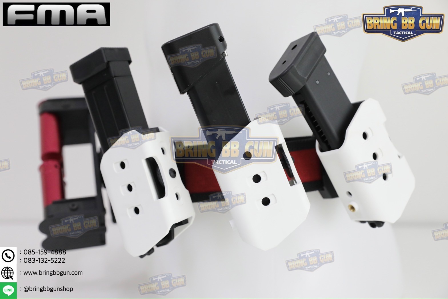 Alpha-Xip Pouch ยี่ห้อ FMA (ซองแม็กกาซีน IPSC Alpha-Xip) (บอดี้โพลิเมอร์) (Double A) (DAA)