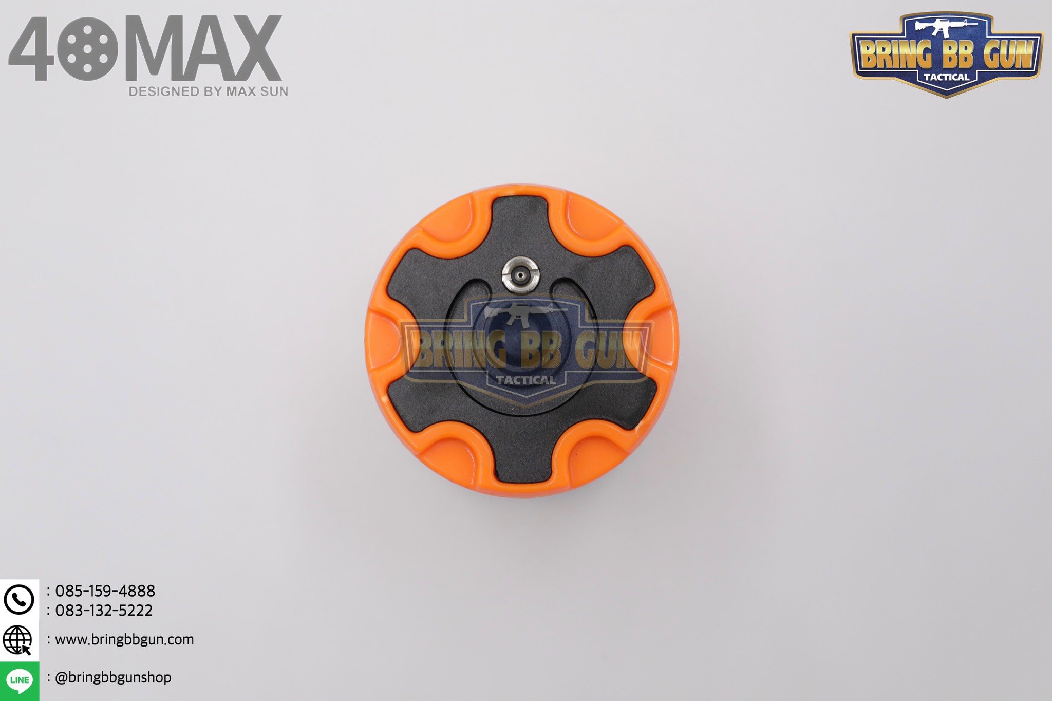 Airsoft Grenade ยี่ห้อ 40MAX (ระเบิดลูกกระสุนบีบีกันแบบอัดแก็ส)