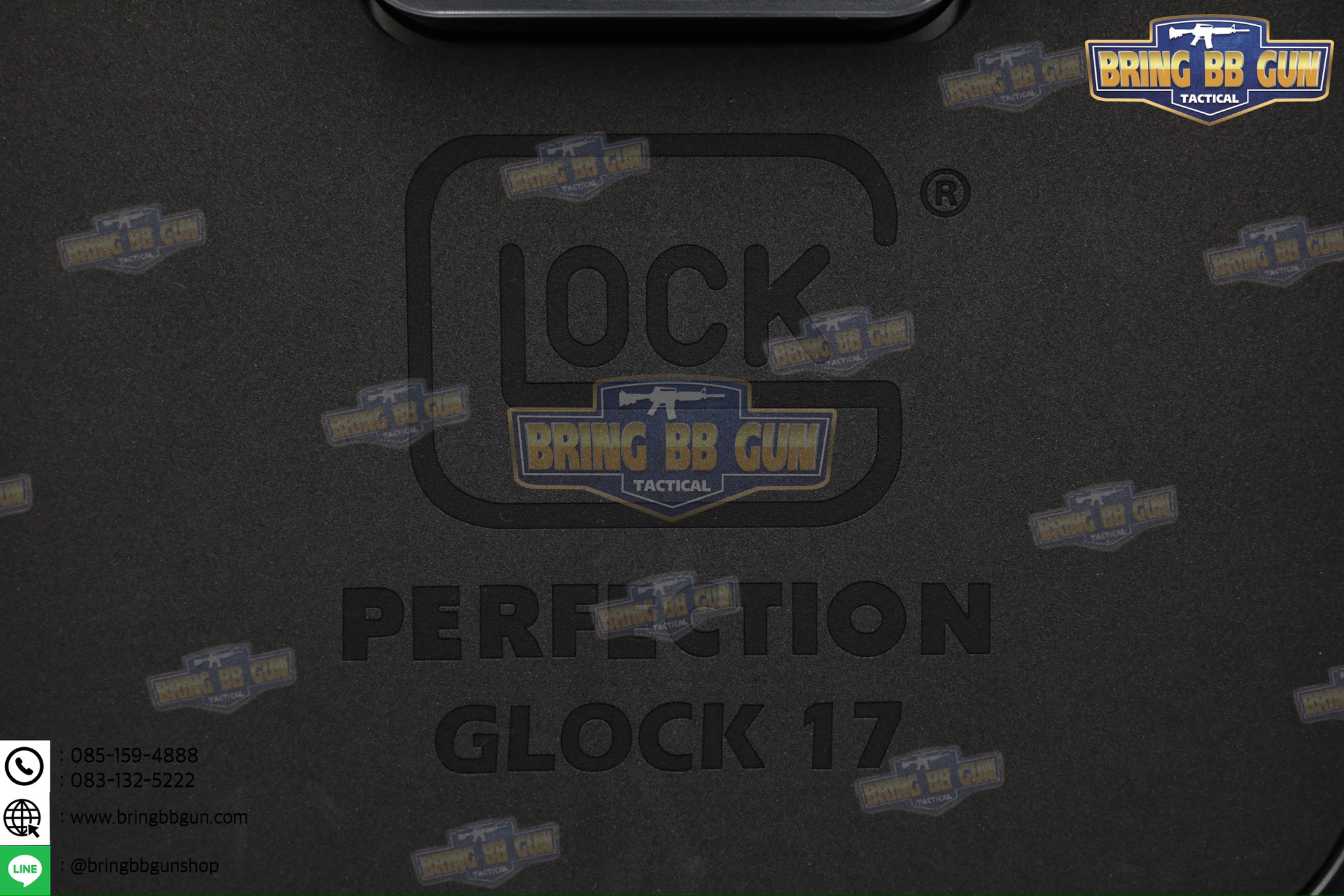 กล่องปืนสั้น Glock (กล่องปืนสั้น B11) (เคสกันกระแทรก) (Lockable Pistol Case)