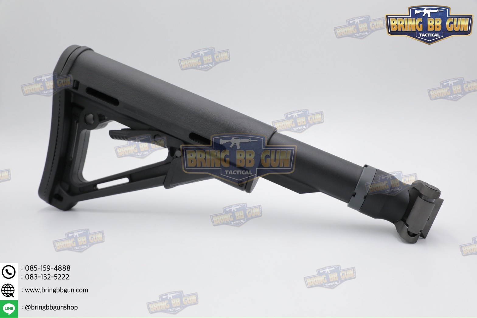 Adapterแบบพับได้แปลงท้ายระบบ1913ให้ใช้แกนพานท้ายทรงAR สำหรับ Sig Sauer MPX/MCX (1913 Interface Folding Knuckle) (Folding Stock Adapter for M1913 Rail) (Stock Adapter) (1913 Adapter) (Sig Sauer) (MCX) (MPX) (1913)