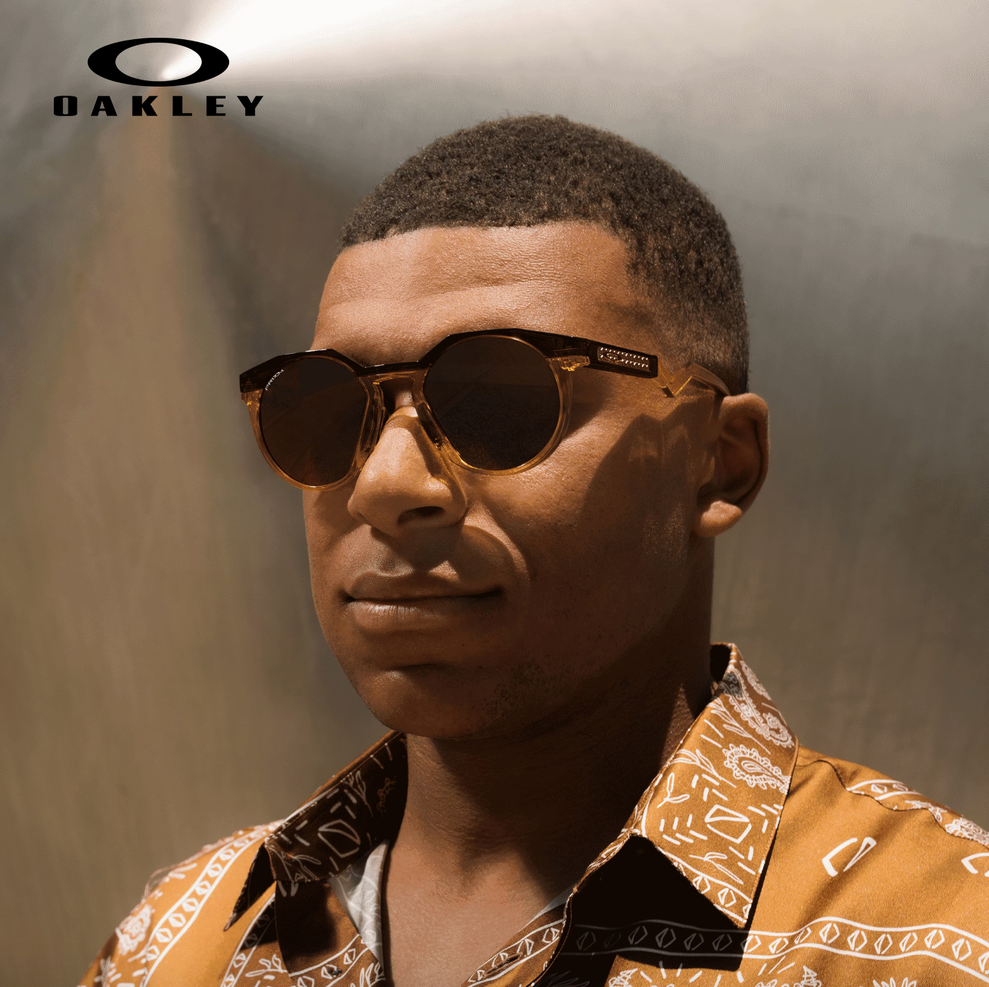 Oakley HSTN Dark Amber-Light Curry/Prizm Tungsten SKU#OO9242A-07