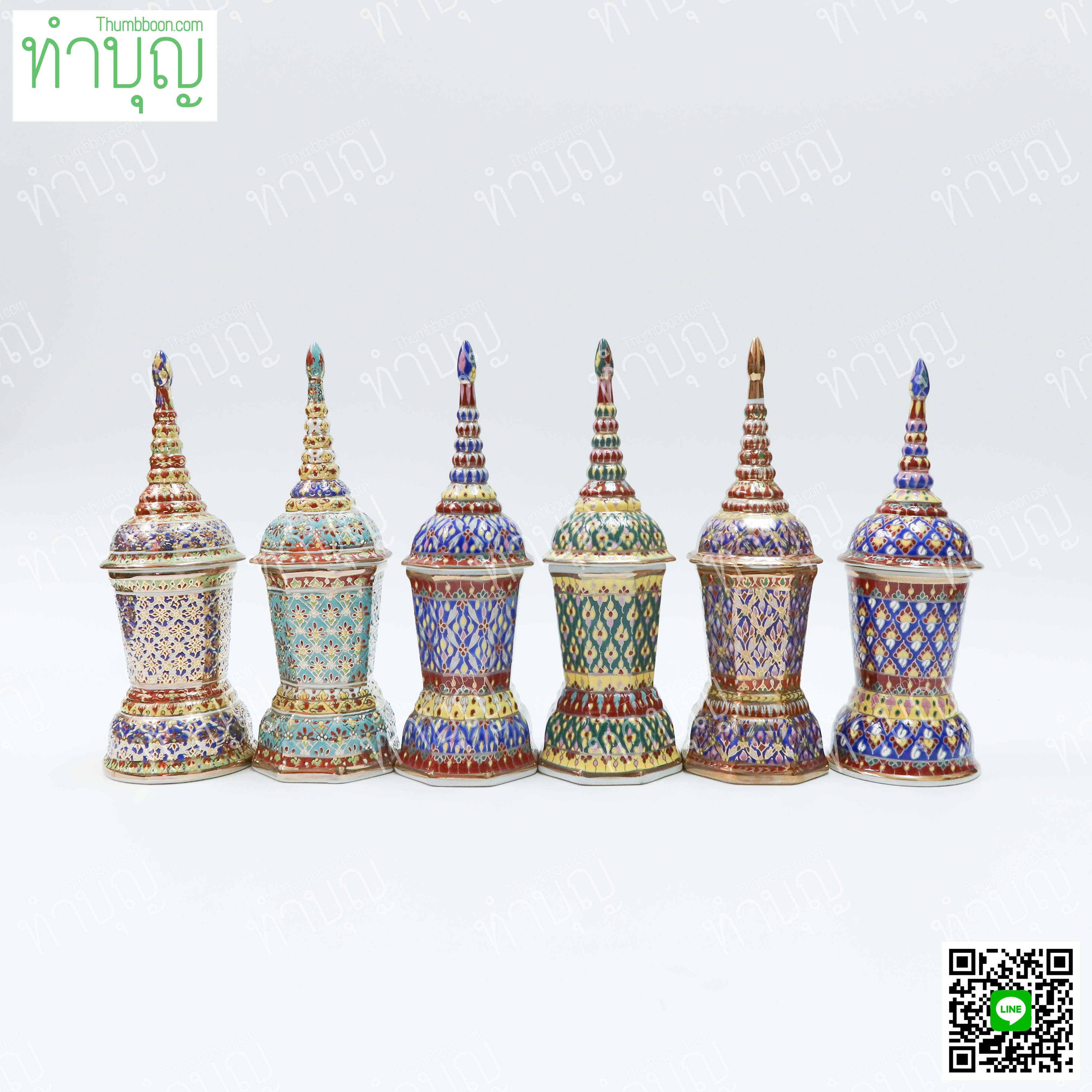 โกศเบญจรงค์