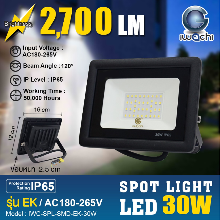 IWC-SPL-SMD-EK-30W สปอร์ตไลท์ (รุ่น EK)