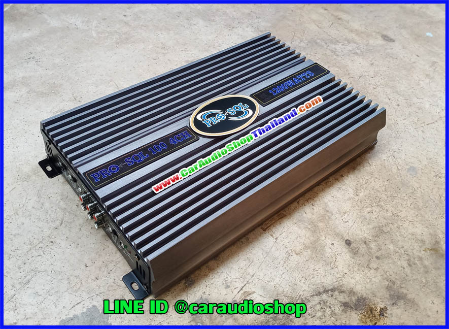 แอมป์ 4 คุณภาพสูง PRO SQL 100 4 CH (กำลังขับสูง + ไพเราะ)