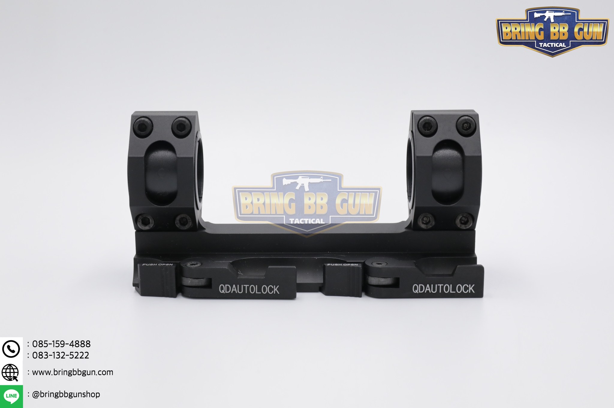 ขาจับกล้องคู่แบบปลดไว (ไซค์เล็ก) Scope AR Recon QD Mount ขาจับกล้องขนาดวง 25 และ 30mm. รุ่นปลดไว จับราง 20 mm.