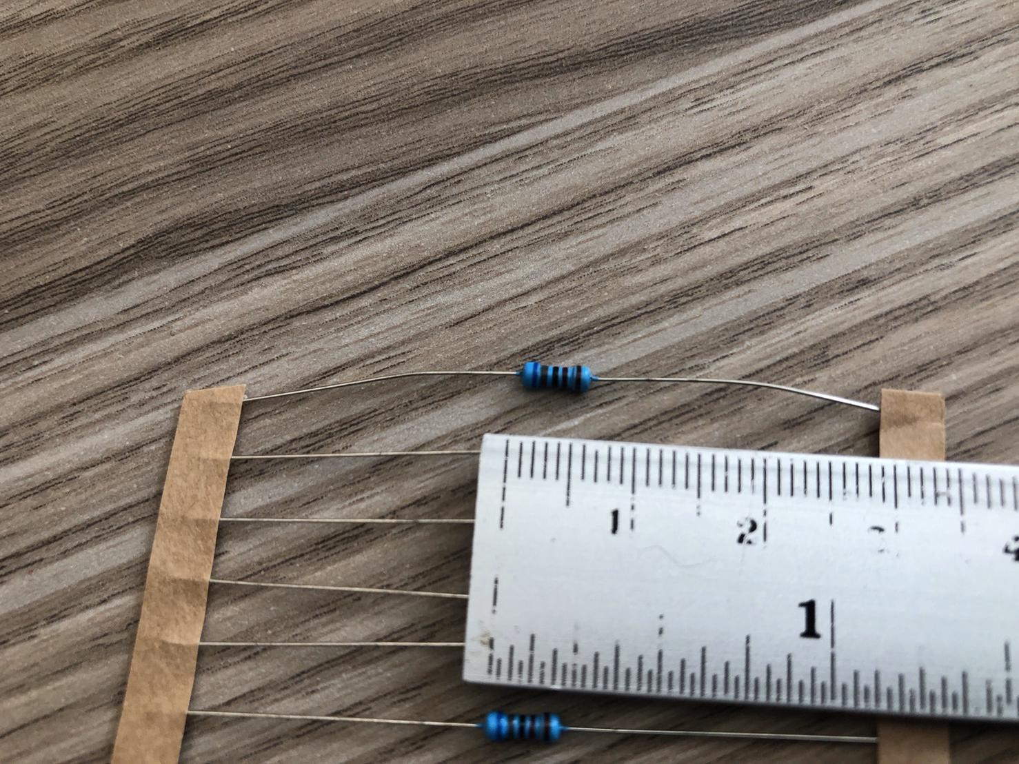 Resistor, ตัวต้านทาน 6.8k โอห์ม 1/4W error +- 1%