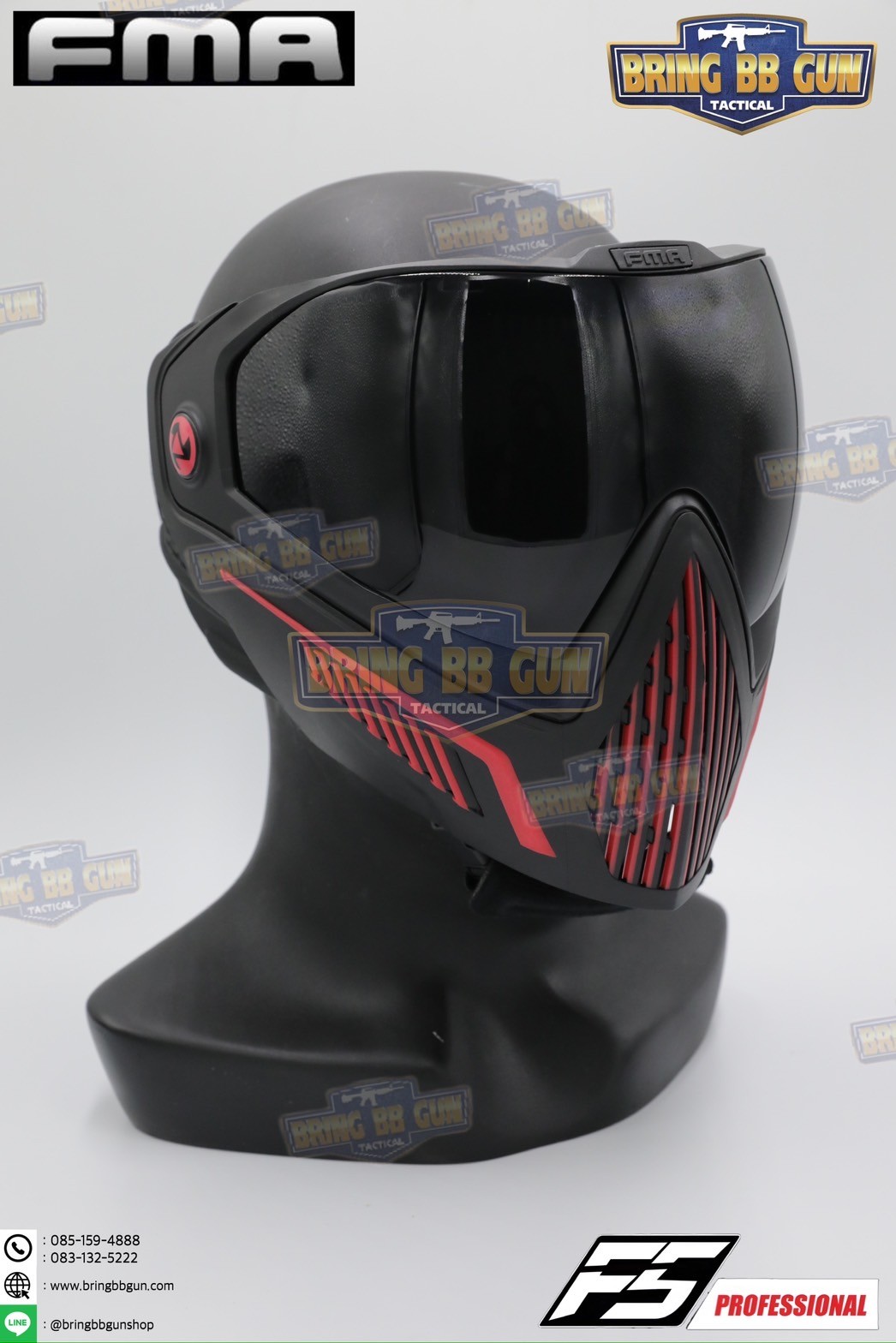 หน้ากาก F5 ยี่ห้อ FMA (FMA F5 STORM GOGGLE MASK) (F5 Professional) (Storm Goggle Mask)