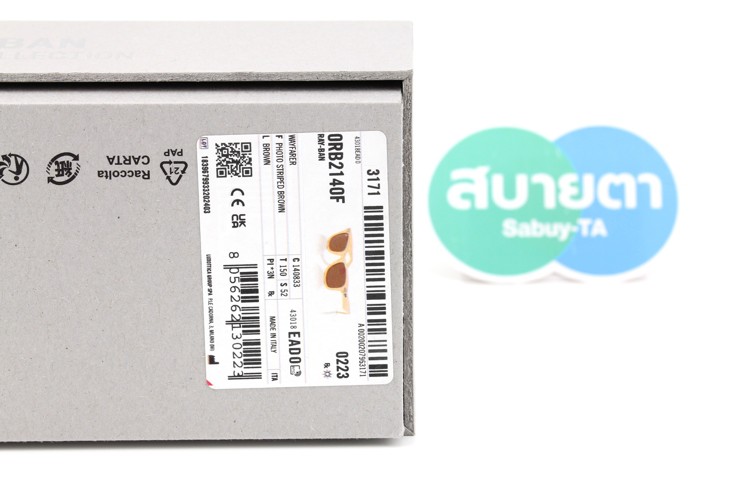 RayBan Wayfarer RB2140F 140833 Change Collection