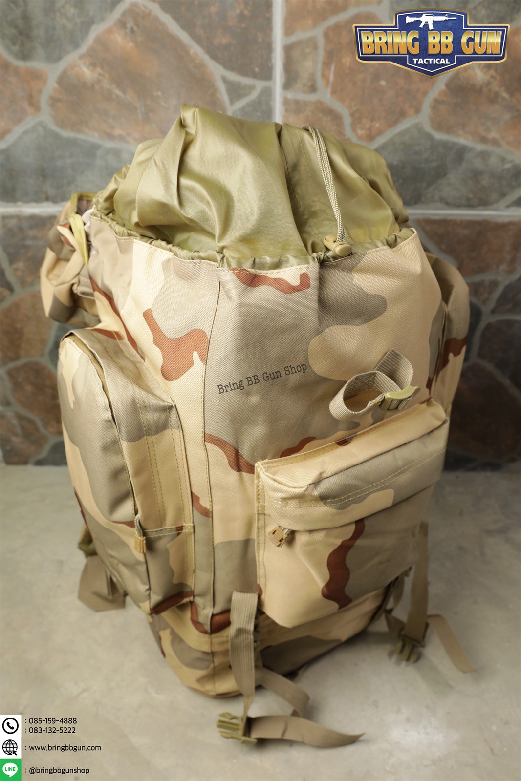 กระเป๋าเป้ รุ่นโครงเหล็ก