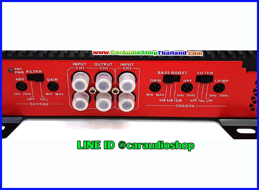 แอมป์ 4 CH ราคาประหยัด AUDIO QUART 560.4 GX