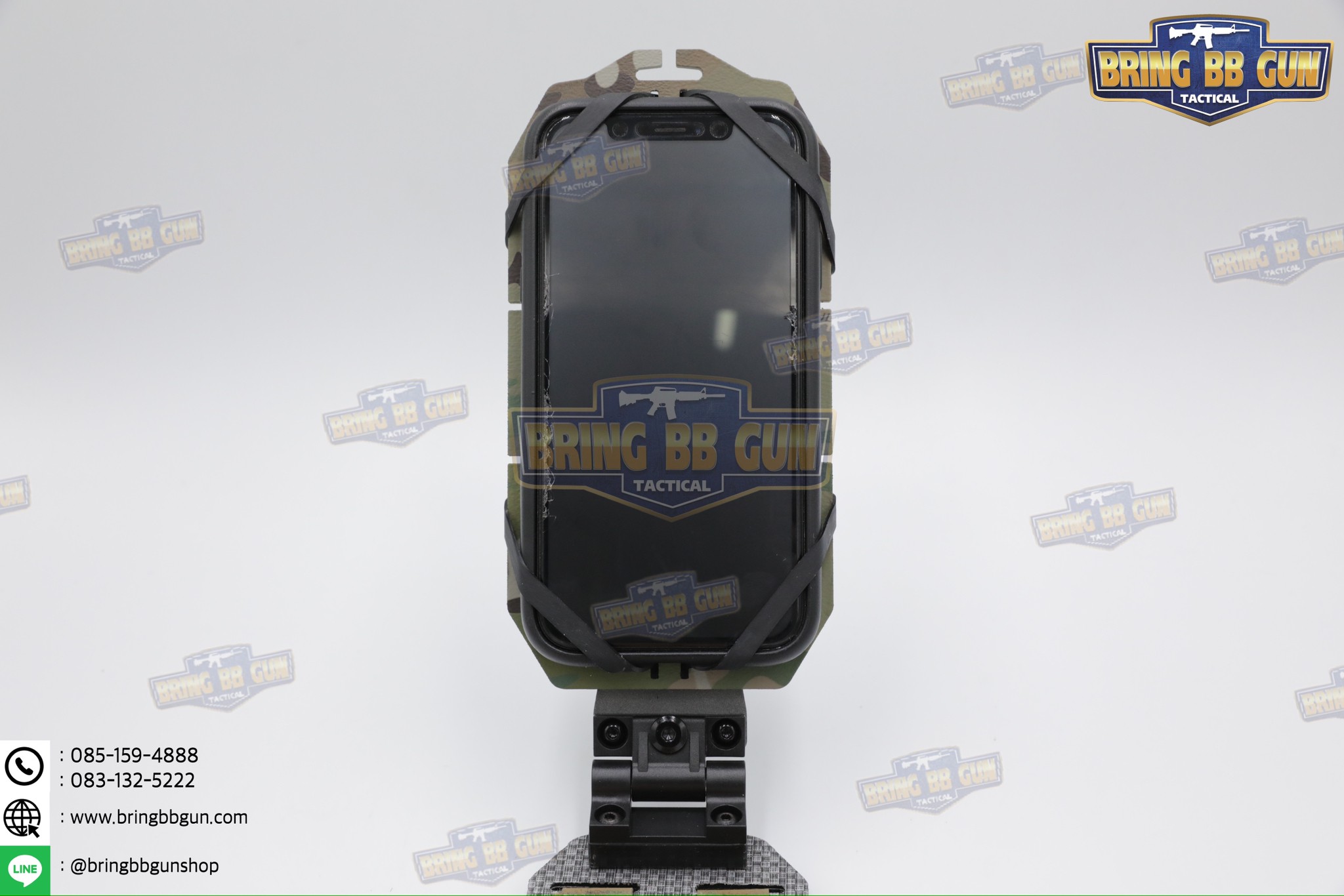 Tactical Rotating Phone Holder เคสโทรศัพท์ติดเสื้อเวส แบบปรับองศาได้ (Folded Navigation Board) (Tactical MOLLE Phone Holder) (Navboard Fliplite Chest Smartphone Mount)