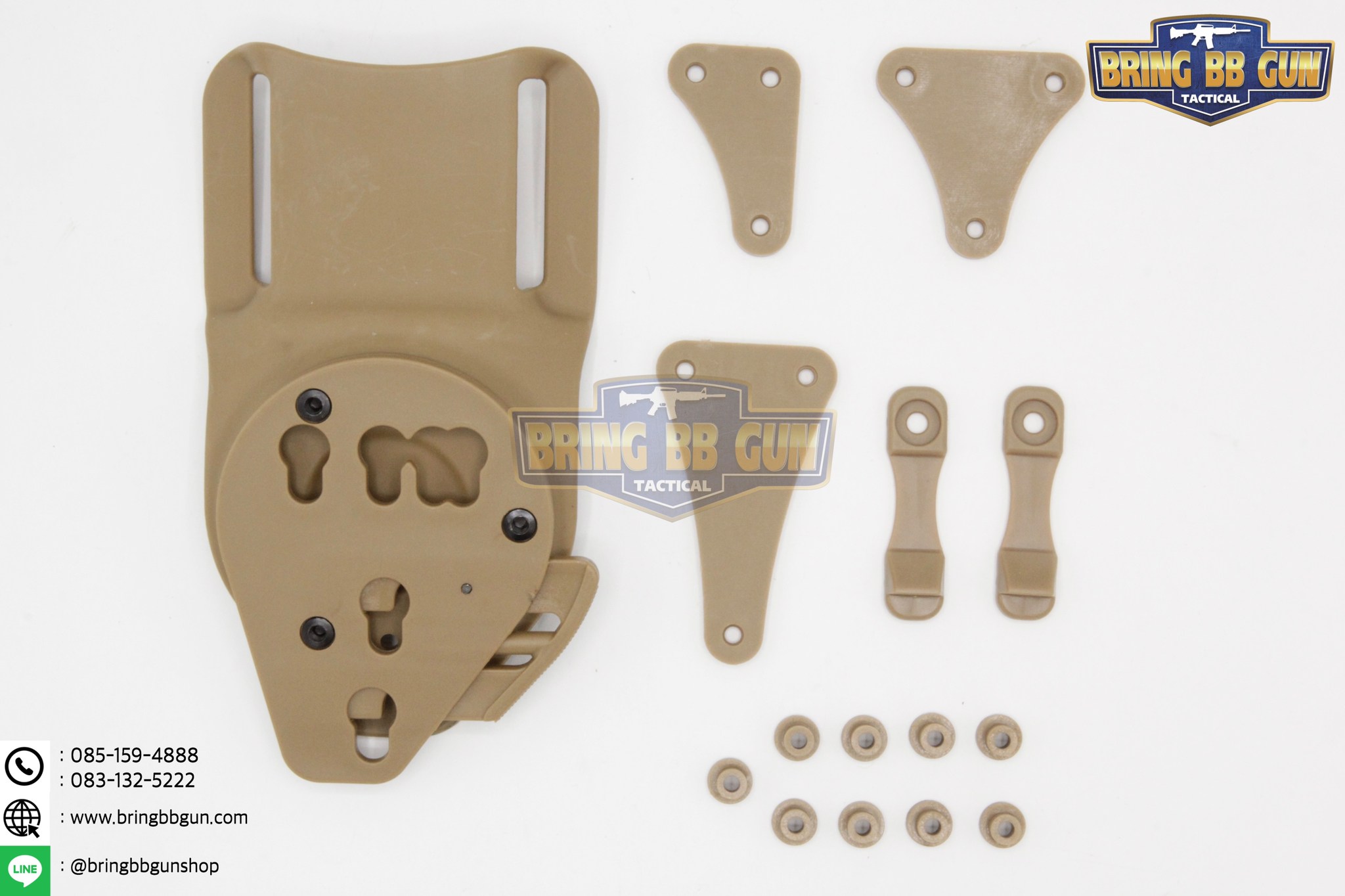 เพลตโหลดต่ำปลดไว (Low Ride Belt Loop)