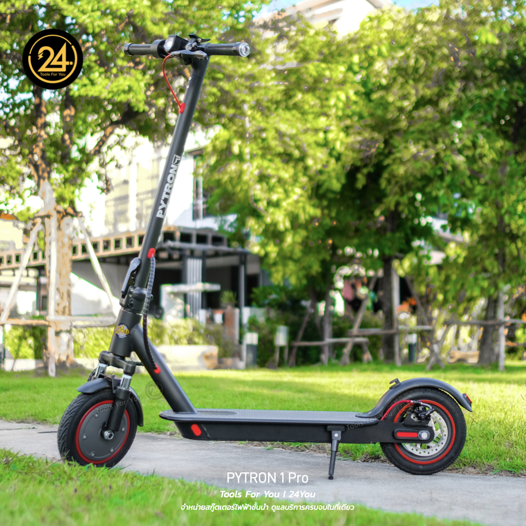 PYTRON1 Pro สีดำ 36v 350w 6.0ah สกู๊ตเตอร์ไฟฟ้า E-Scooter ประกันศูนย์ 1 ปี 24You