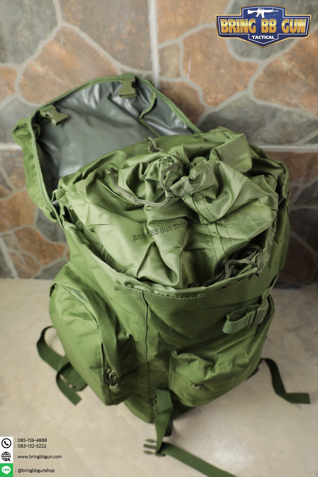 กระเป๋าเป้ รุ่นโครงเหล็ก