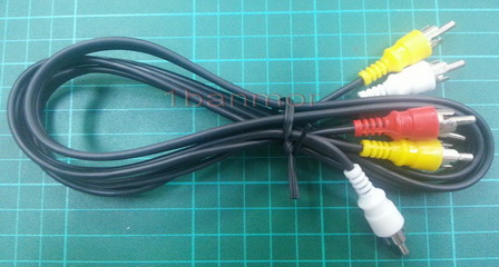 สายสัญญาณ RCA 6 หัว (สายAV) ยี่ห้อ VST คุณภาพดี ทนทาน บัคกรีขั้วทุกเส้น ผลิตในประเทศไทย ไม่ใช่ของจีน