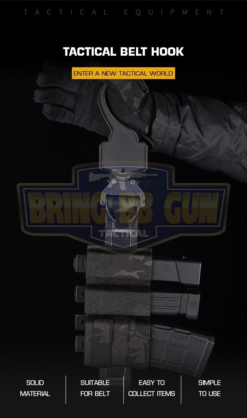 ตะขอแขวนเข็มขัด Cobra (ตะขอแขวน Cobra) (ไม้แขวนเข็มขัด) (Tactical Belt Hook)