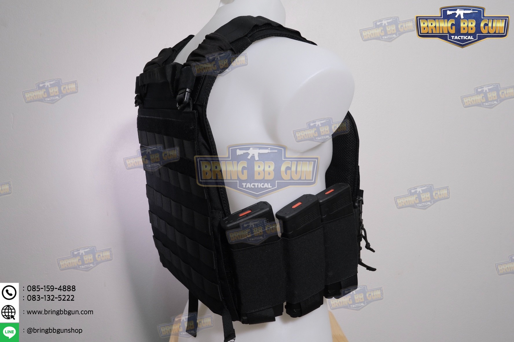 ชุดเซ็ตปลดเสื้อเกราะไว (ชุดสายโอบ-ปลดไว แบบยางยืด) (QD Elastic Cummerbund)