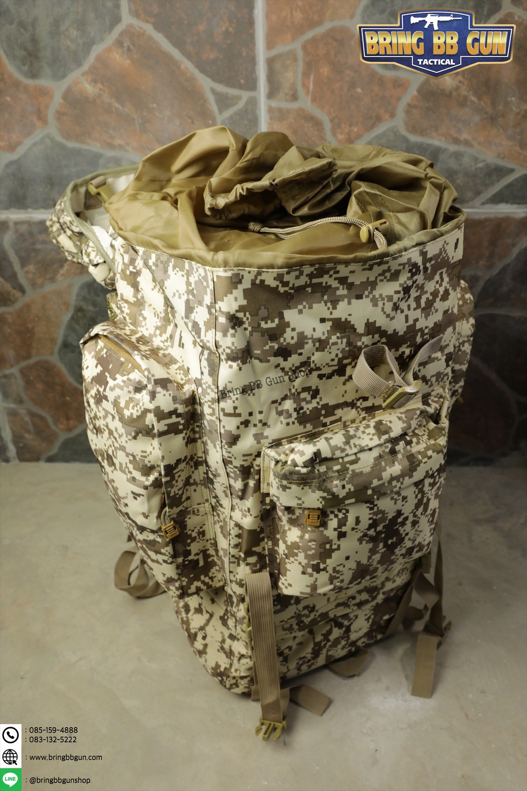 กระเป๋าเป้ รุ่นโครงเหล็ก