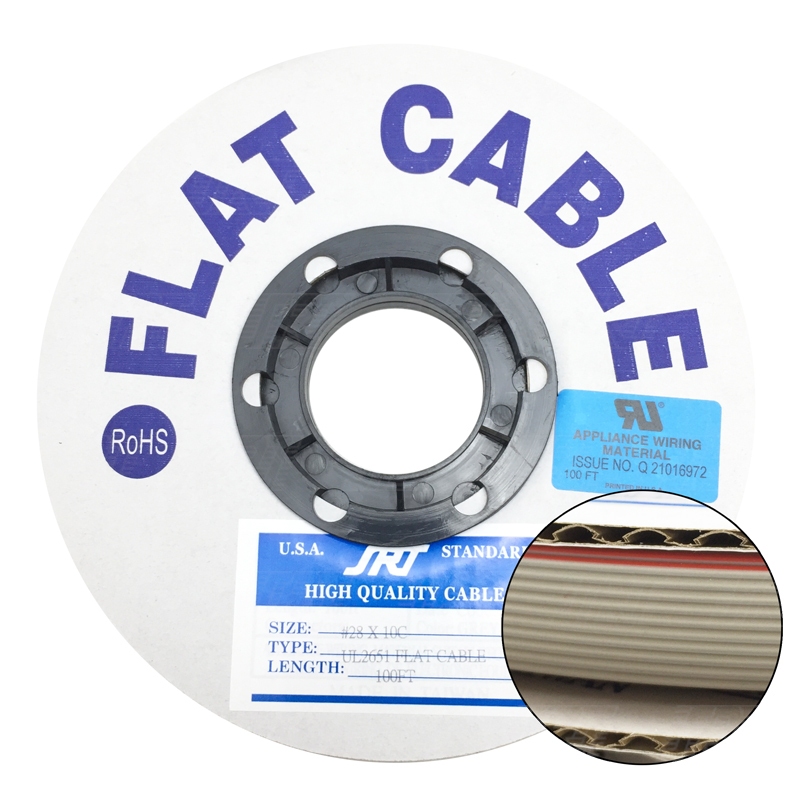 สายแพ สายไฟ สายมัลติคอร์ | 10-50C | WR1 | สีเทา | Ribbon flat cable gray | ม้วนละ 100 ฟุต