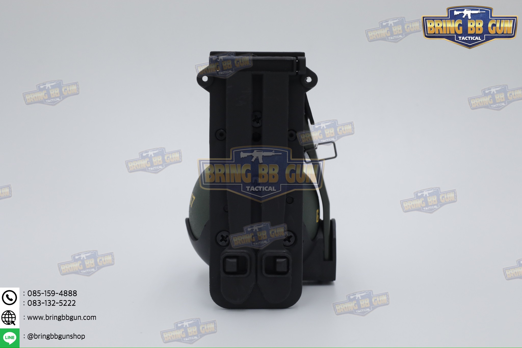 ระเบิดมือ M67 แบบ Dummy + M67 Grenade Pouch (ระเบิดมือลูกเกลี้ยง + ซองใส่ระเบิดมือแบบปลดไว) (M67 Grenade) (Fragmentation Hand Grenade) (Gernade Pouch) (Quick Release Grenade Pouch)