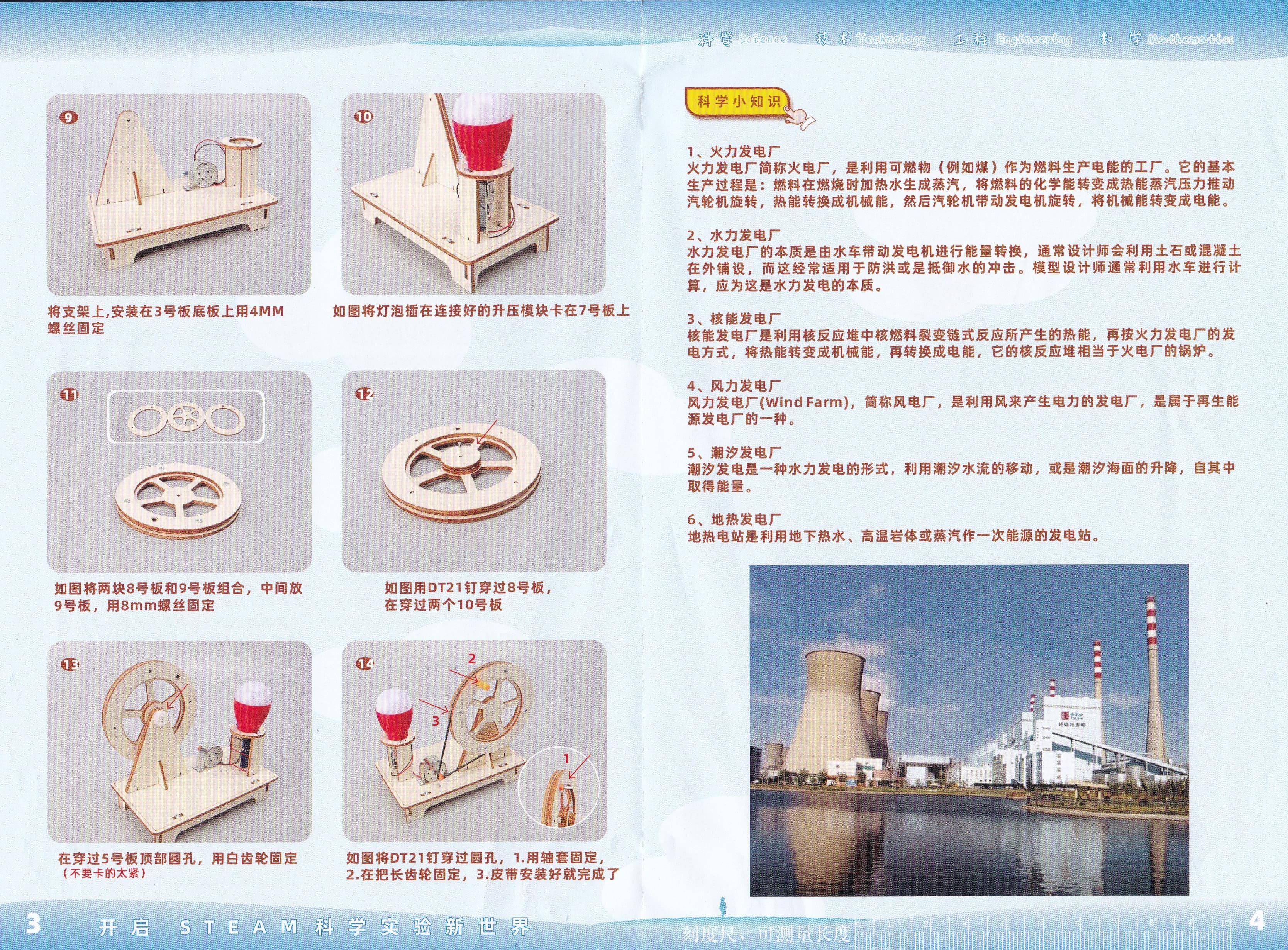 ชุด STEM แบบ DIY : เครื่องกำเนิดพลังงานไฟฟ้า