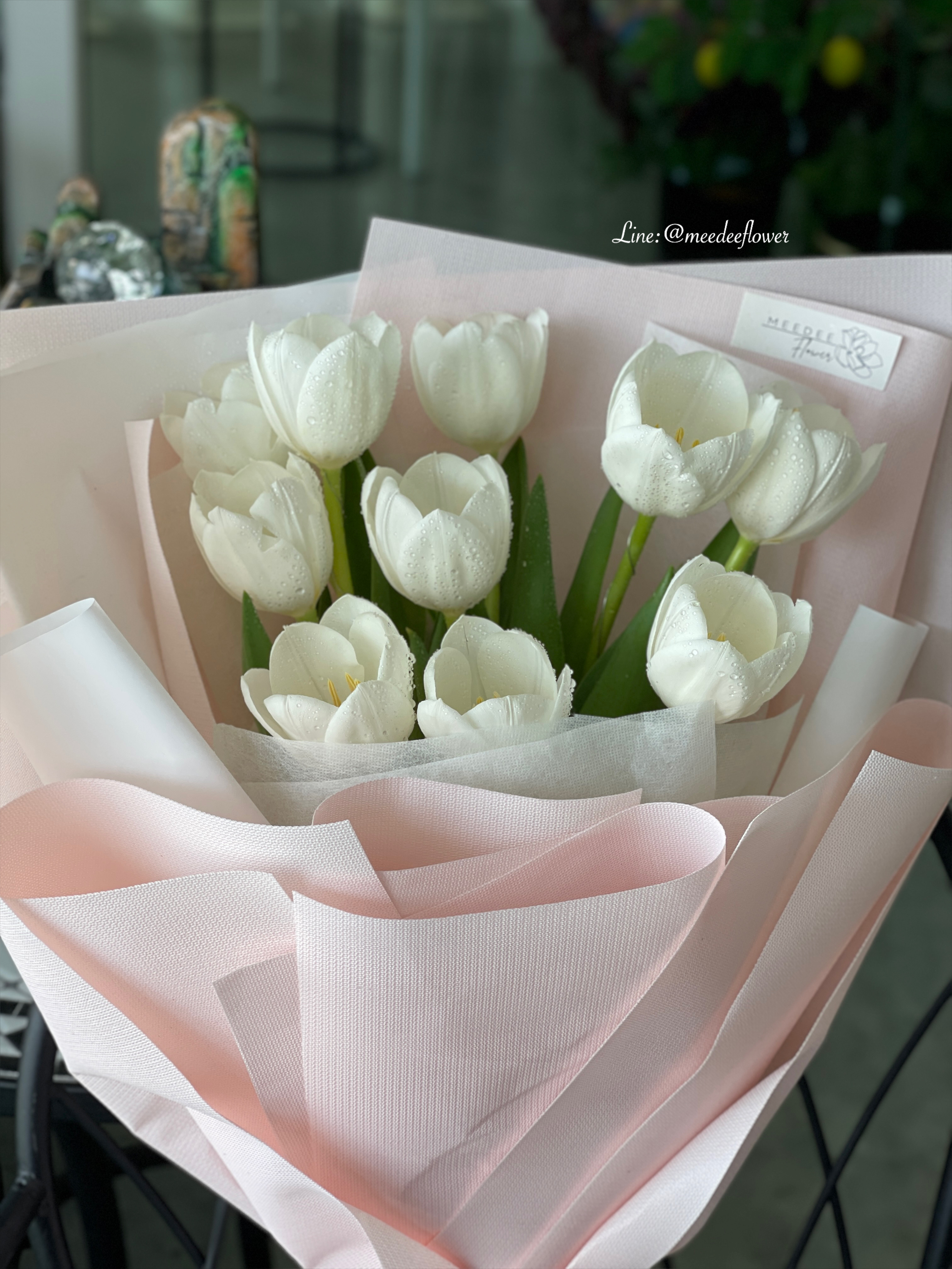 ช่อดอกทิวลิป ช่อดอกไม้สด