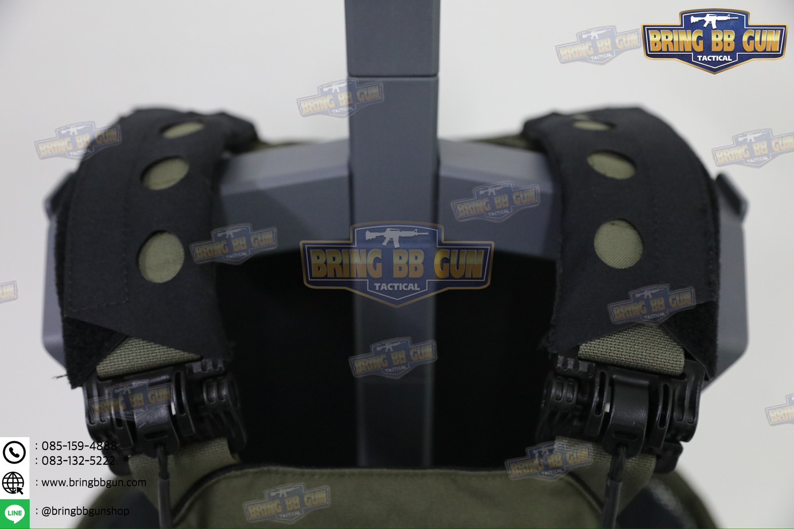 รองบ่าติดเสื้อเวส ทรง Ferro (แผ่นฟองน้ำรองบ่า) (แผ่นรองไหล่) (Shoulder Pads)