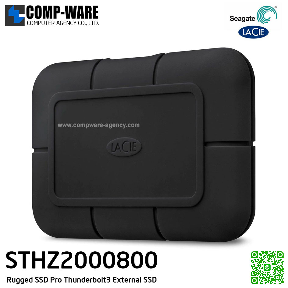 Seagate LaCie 2TB Rugged SSD Pro Thunderbolt3 - STHZ2000800 // สั่งซื้อขั้นต่ำ MOQ = 8 unit